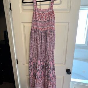 Knox Rose Pink Patterned Maxi Dress